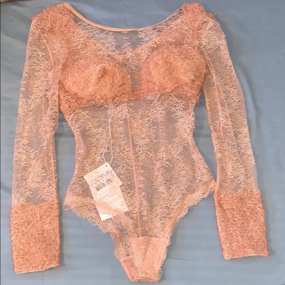 La Perla Bodsflace Frills Body Suit